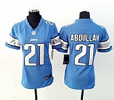 Womens Nike Detroit Lions #21 Ameer Abdullah Light Blue Game Jerseys,baseball caps,new era cap wholesale,wholesale hats