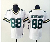 Womens Nike Green Bay Packers #88 Montgomery White Game Jerseys,baseball caps,new era cap wholesale,wholesale hats