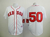 Boston Red Sox #50 Mookie Betts White Cool Base Jerseys,baseball caps,new era cap wholesale,wholesale hats