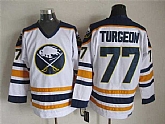 Buffalo Sabres #77 Turgeon White CCM Throwback Jerseys,baseball caps,new era cap wholesale,wholesale hats