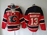 Calgary Flames #13 Johnny Gaudreau Red Hoodie,baseball caps,new era cap wholesale,wholesale hats