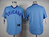 Chicago Cubs Blank Blue Pinstripe Throwback Pullover Jerseys,baseball caps,new era cap wholesale,wholesale hats