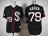Chicago White Sox #79 Jose Abreu 2015 Black Cool Base Jerseys,baseball caps,new era cap wholesale,wholesale hats