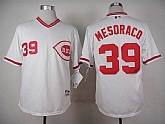 Cincinnati Reds #39 Devin Mesoraco White 1990 Throwback Pullover Jerseys,baseball caps,new era cap wholesale,wholesale hats