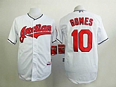 Cleveland Indians #10 Yan Gomes White Cool Base Jerseys,baseball caps,new era cap wholesale,wholesale hats