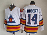 Colorado Avalanche #14 Rene Robert White CCM Throwback Jerseys,baseball caps,new era cap wholesale,wholesale hats