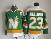 Dallas Stars #23 Bellows Green-White CCM Throwback Jerseys,baseball caps,new era cap wholesale,wholesale hats