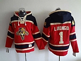 Florida Panthers #1 Luongo Red Hoodie,baseball caps,new era cap wholesale,wholesale hats