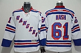 New York Rangers #61 Rick Nash White Jerseys,baseball caps,new era cap wholesale,wholesale hats