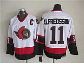 Ottawa Senators #11 Alfredsson White CCM Throwback Jerseys,baseball caps,new era cap wholesale,wholesale hats