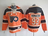 Philadelphia Flyers #93 Jakub Voracek Orange Hoodie,baseball caps,new era cap wholesale,wholesale hats