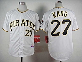 Pittsburgh Pirates #27 Kang White Cool Base Jerseys,baseball caps,new era cap wholesale,wholesale hats