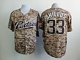 San Diego Padres #33 James Shields Camo Cool Base Jerseys,baseball caps,new era cap wholesale,wholesale hats