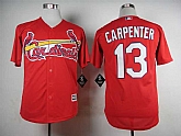 St. Louis Cardinals #13 Matt Carpenter Red New Cool Base Jerseys,baseball caps,new era cap wholesale,wholesale hats