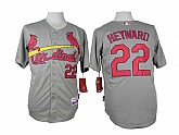 St. Louis Cardinals #22 Jason Heyward Gray Cool Base Jerseys,baseball caps,new era cap wholesale,wholesale hats