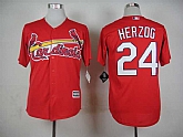 St. Louis Cardinals #24 Herzog Red New Cool Base Jerseys,baseball caps,new era cap wholesale,wholesale hats