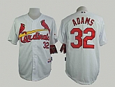 St. Louis Cardinals #32 Matt Adanms White Cool Base Jerseys,baseball caps,new era cap wholesale,wholesale hats