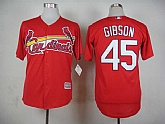 St. Louis Cardinals #45 Bob Gibson Red New Cool Base Jerseys,baseball caps,new era cap wholesale,wholesale hats