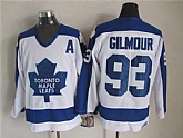 Toronto Maple Leafs #93 Doug Gilmour White-Blue CCM Throwback Jerseys,baseball caps,new era cap wholesale,wholesale hats