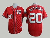 Washington Nationals #20 Lan Desmond Red Cool Base Jerseys,baseball caps,new era cap wholesale,wholesale hats