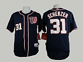 Washington Nationals #31 #31 Max Scherzer Dark Blue Cool Base Jerseys,baseball caps,new era cap wholesale,wholesale hats