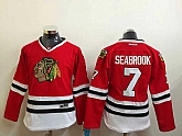Womens Chicago Blackhawks #7 Brent Seabrook Red Jerseys,baseball caps,new era cap wholesale,wholesale hats