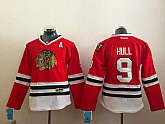 Womens Chicago Blackhawks #9 Bobby Hull Red Jerseys,baseball caps,new era cap wholesale,wholesale hats