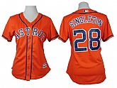 Womens Houston Astros #28 Singleton Orange Cool Base Jerseys,baseball caps,new era cap wholesale,wholesale hats