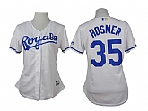 Womens Kansas City Royals #35 Eric Hosmer White Cool Base Jerseys,baseball caps,new era cap wholesale,wholesale hats