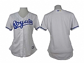 Womens Kansas City Royals Blank White Cool Base Jerseys,baseball caps,new era cap wholesale,wholesale hats