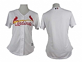 Womens St. Louis Cardinals Blank White Cool Base Jerseys,baseball caps,new era cap wholesale,wholesale hats