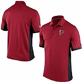 Atlanta Falcons Team Logo Red Polo Shirt,baseball caps,new era cap wholesale,wholesale hats