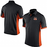 Cincinnati Bengals Team Logo Black Polo Shirt,baseball caps,new era cap wholesale,wholesale hats