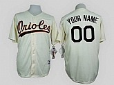 Customized Baltimore Orioles MLB Jerseys-Men's Stitched 1954 Turn Back The Clock Cream Jersey,baseball caps,new era cap wholesale,wholesale hats