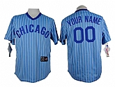 Customized Chicago Cubs MLB Jersey-Men's Stitched Blue Pinstripe Pullover Cool Base Baseball Jersey,baseball caps,new era cap wholesale,wholesale hats