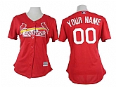 Customized St. Louis Cardinals MLB Jerseys-Women's Stitched 2015 Red Cool Base Baseball Jersey,baseball caps,new era cap wholesale,wholesale hats