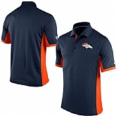 Denver Broncos Team Logo Dark Blue Polo Shirt,baseball caps,new era cap wholesale,wholesale hats