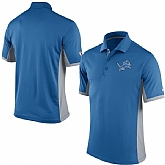 Detroit Lions Team Logo Blue Polo Shirt,baseball caps,new era cap wholesale,wholesale hats