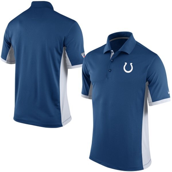 Indianapolis Colts Team Logo Blue Polo Shirt