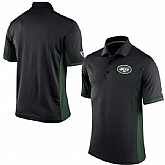New York Jets Team Logo Black Polo Shirt,baseball caps,new era cap wholesale,wholesale hats