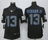 Nike Limited New York Giants #13 Odell Beckham JR Impact Black Jerseys,baseball caps,new era cap wholesale,wholesale hats
