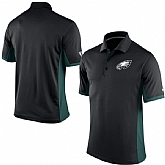 Philadelphia Eagles Team Logo Black Polo Shirt,baseball caps,new era cap wholesale,wholesale hats