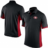 San Francisco 49ers Team Logo Black Polo Shirt,baseball caps,new era cap wholesale,wholesale hats