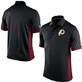 Washington Redskins Team Logo Black Polo Shirt,baseball caps,new era cap wholesale,wholesale hats
