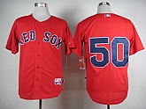 Boston Red Sox #50 Mookie Betts Red Cool Base Jerseys,baseball caps,new era cap wholesale,wholesale hats
