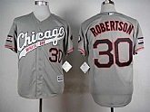 Chicago White Sox #30 David Robertson 2015 Gray Cool Base Jerseys,baseball caps,new era cap wholesale,wholesale hats