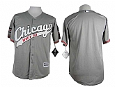 Chicago White Sox Blank 2015 Gray Cool Base Jerseys,baseball caps,new era cap wholesale,wholesale hats