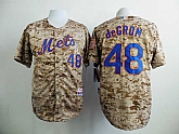 New York Mets #48 Jacob Degrom 2014 Camo Jerseys,baseball caps,new era cap wholesale,wholesale hats