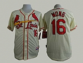 St. Louis Cardinals #16 Kolten Wong Cream Cool Base Jerseys,baseball caps,new era cap wholesale,wholesale hats