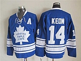 Toronto Maple Leafs #14 Dave Keon Blue CCM Throwback Jerseys,baseball caps,new era cap wholesale,wholesale hats